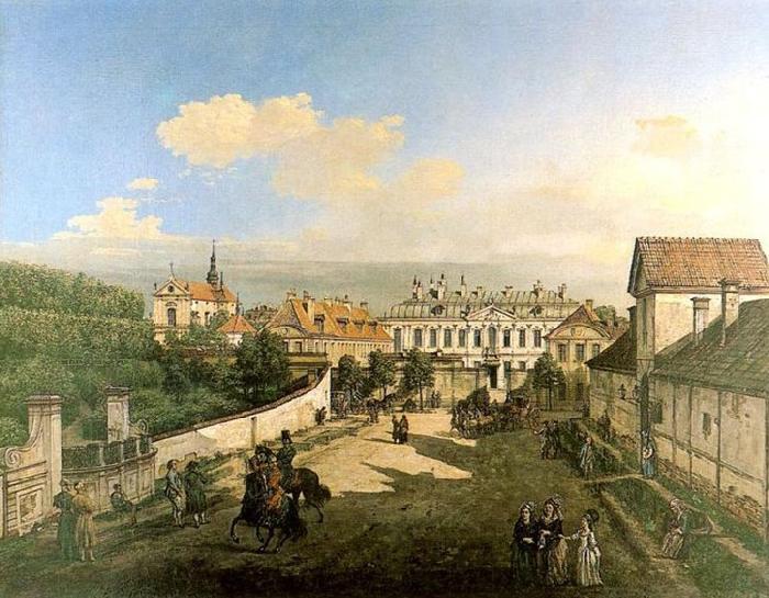 Bernardo Bellotto The Blue Palace. oil painting picture